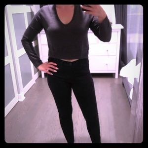 BCBGMAXAZRIA cropped sweater